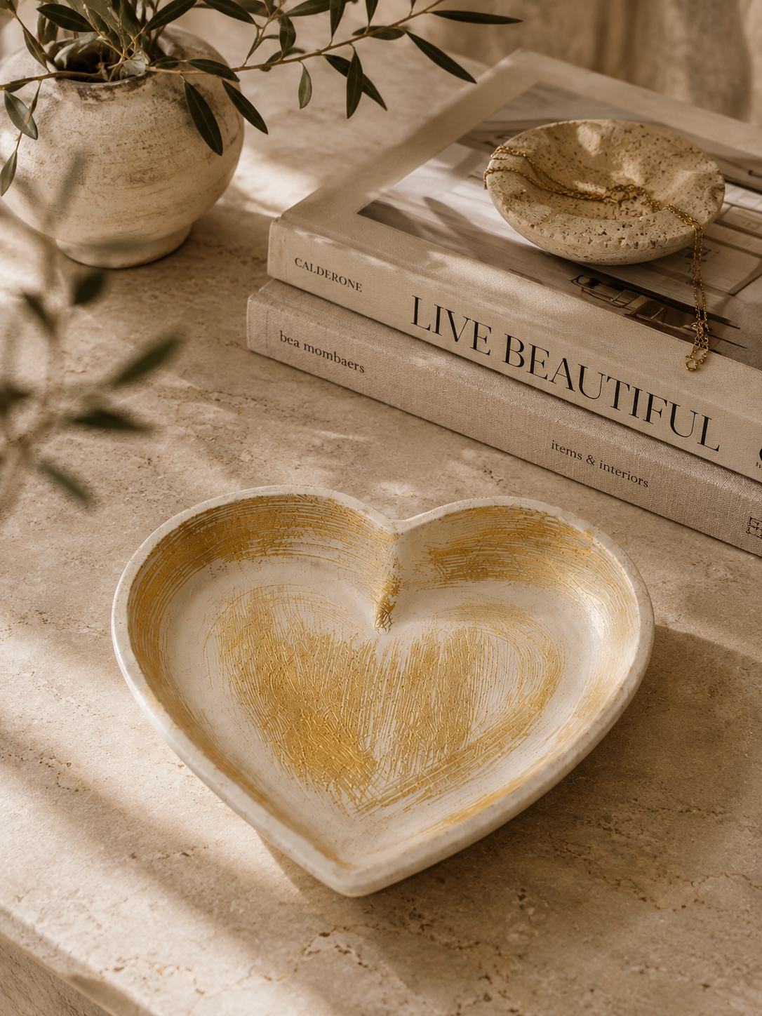 Aurea Heart Object 23*23 cm