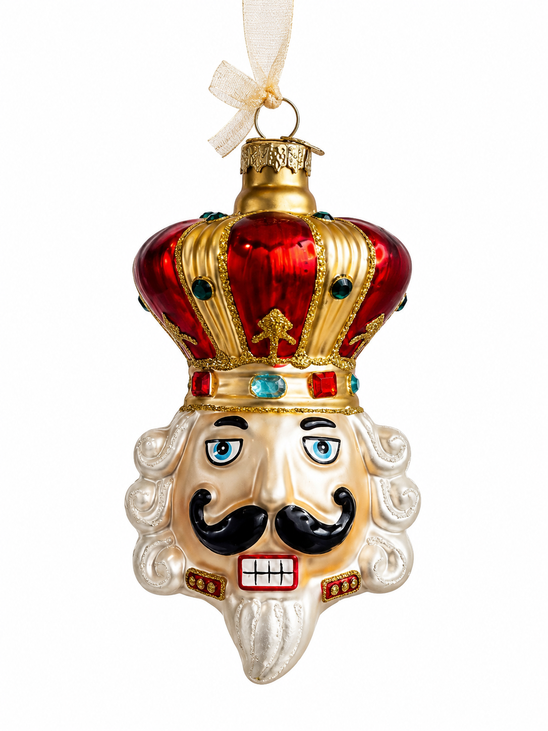 Royal Nutcracker Cam Yılbaşı Ağaç Süsü