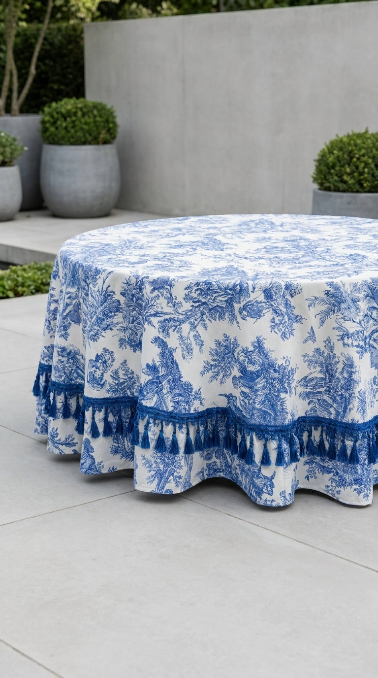 Toile Azure Tablecloth