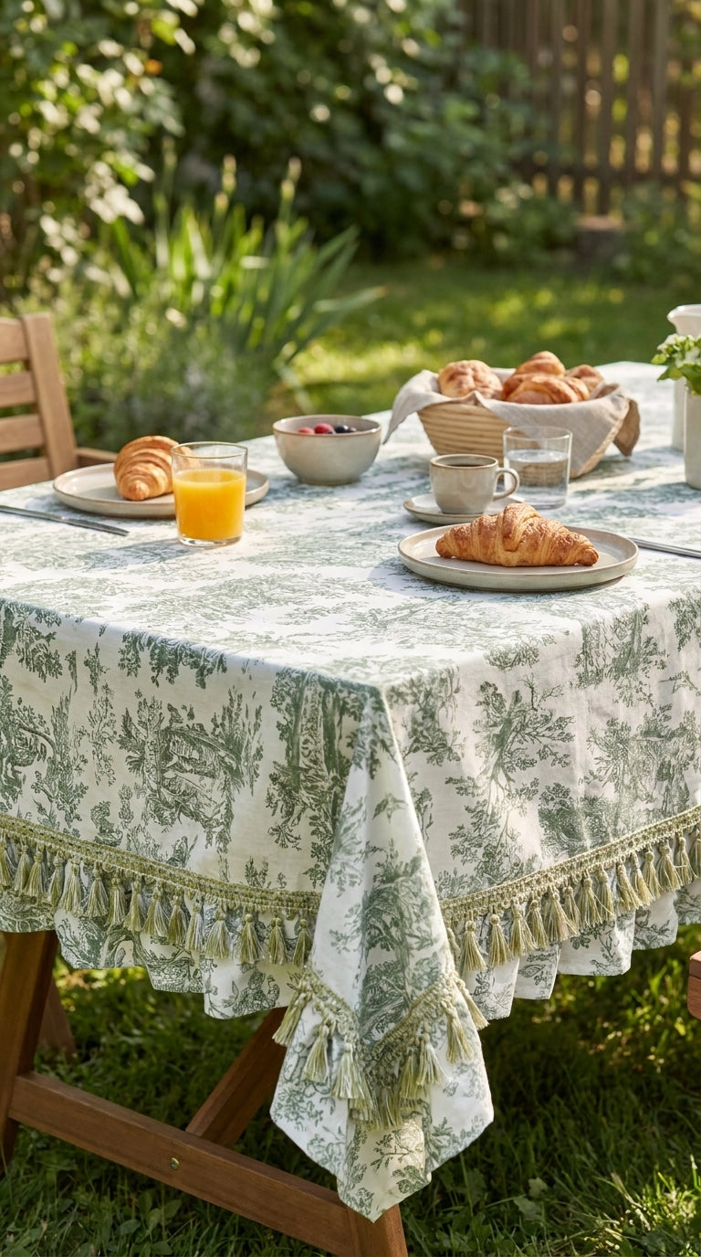 Toile Verte Tablecloth