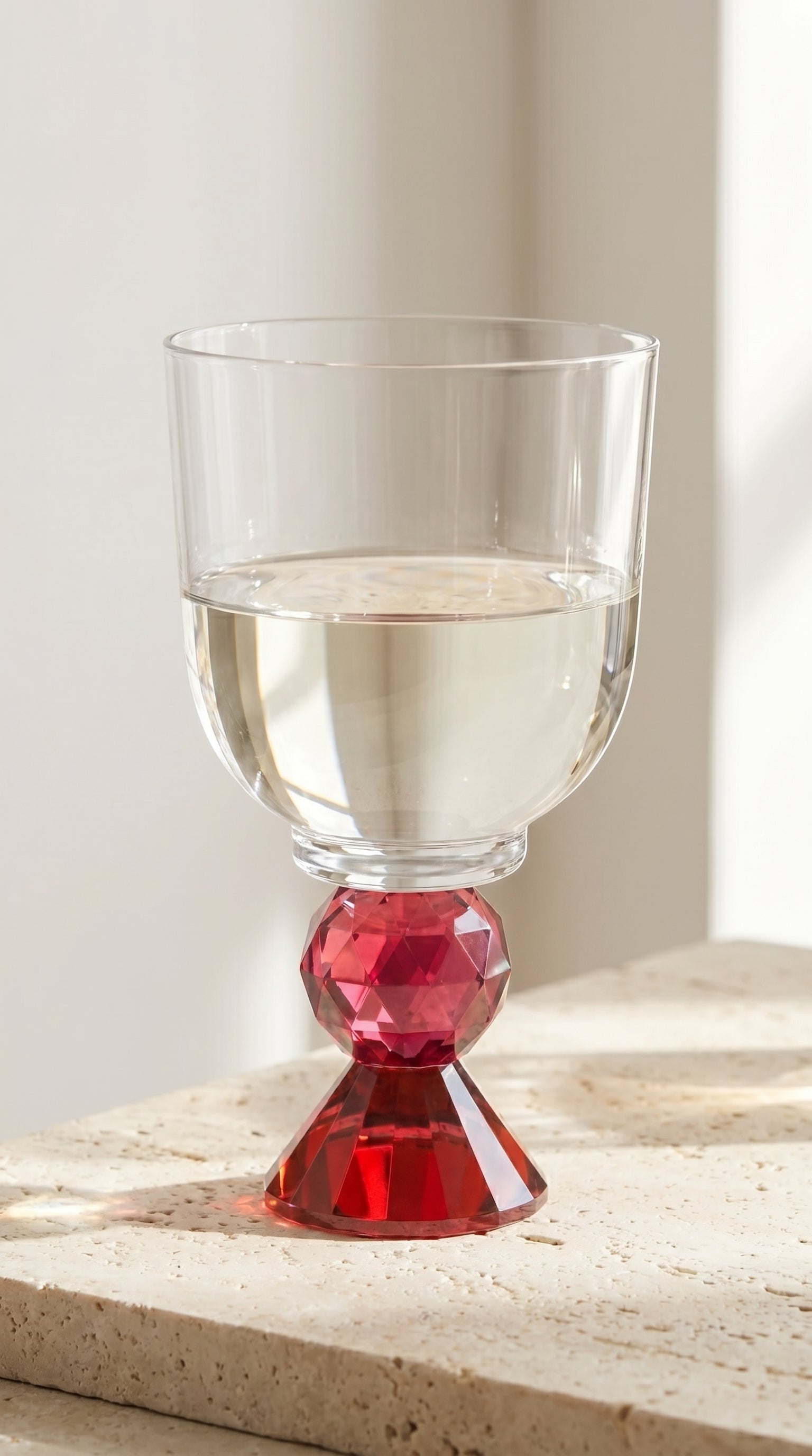 Lumi Kristal Kadeh- Ruby