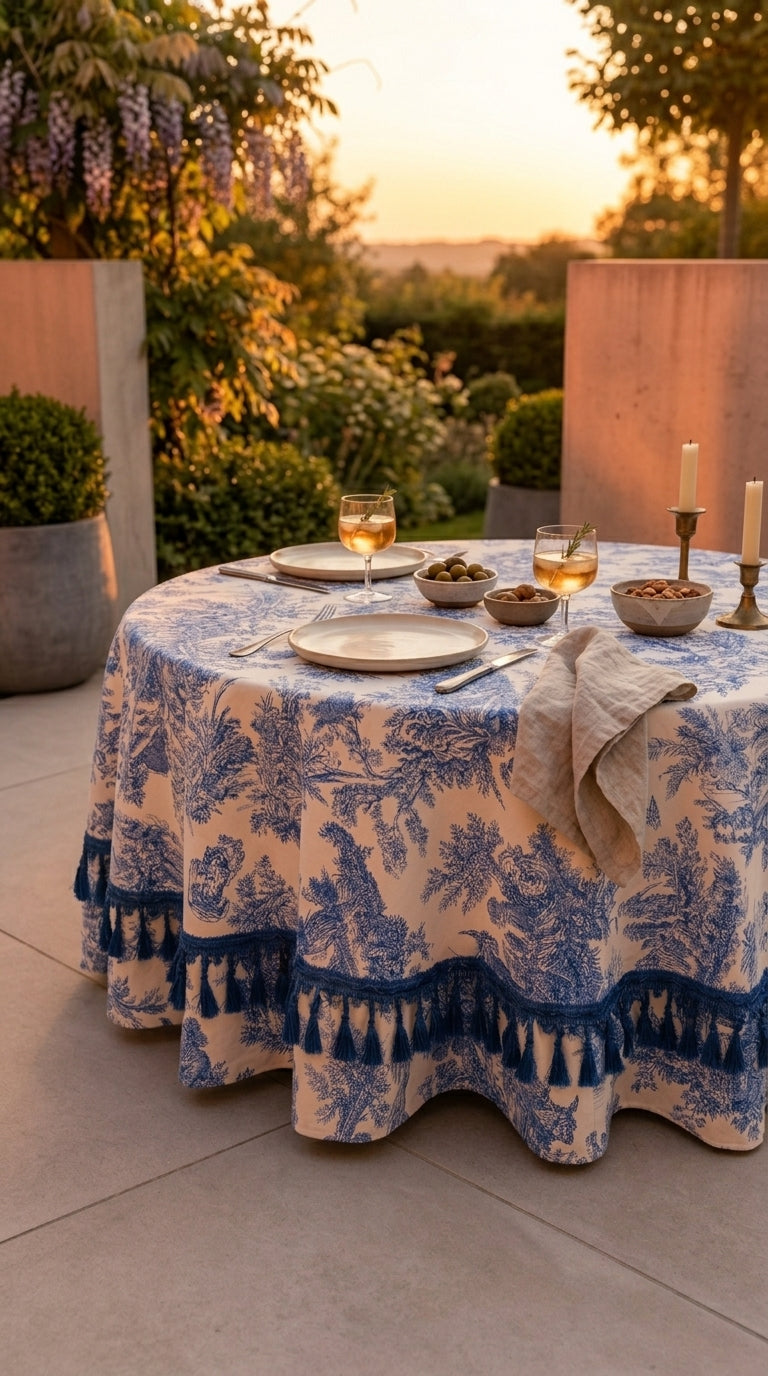 Toile Azure Tablecloth
