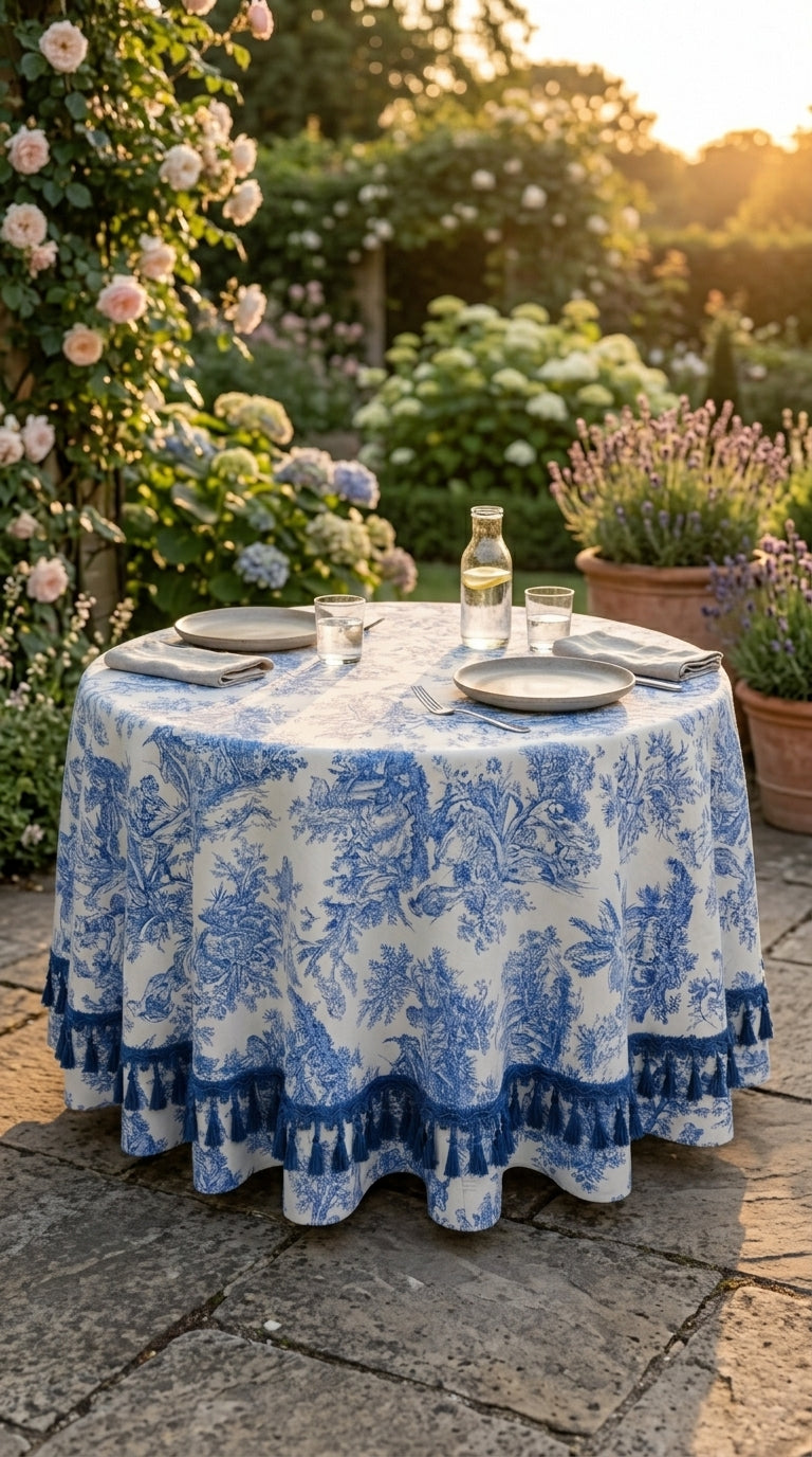 Toile Azure Tablecloth