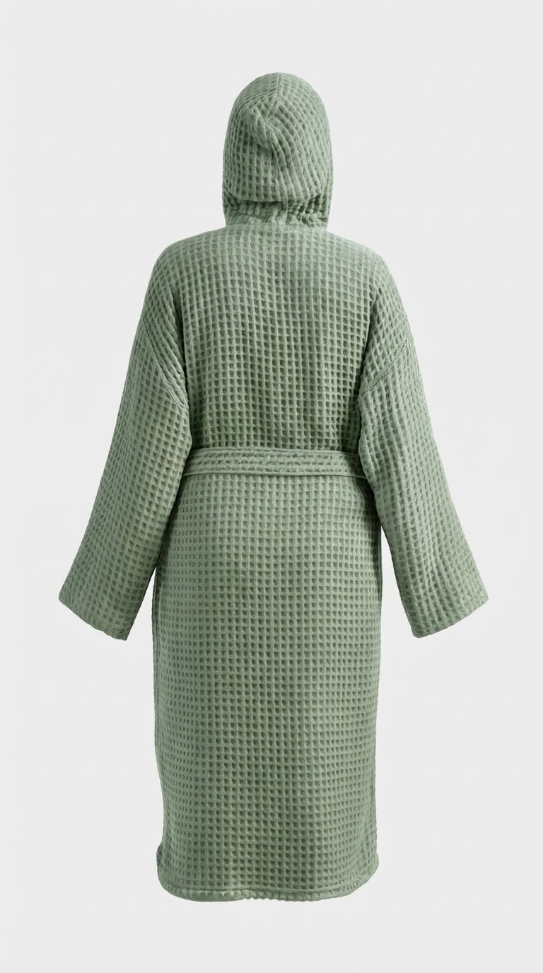 Mint Waffle Bathrobe