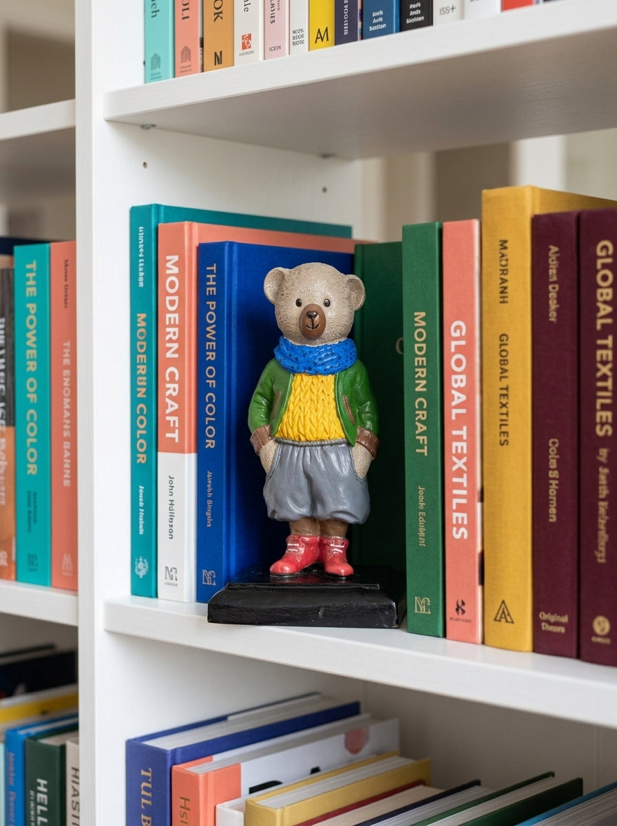 Renkli Teddy Bear Dekoratif Obje
