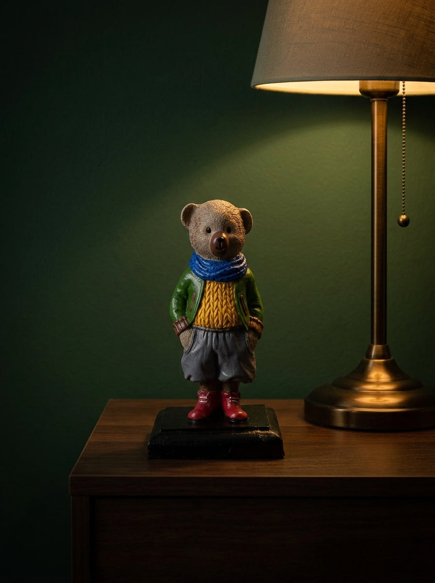 Renkli Teddy Bear Dekoratif Obje