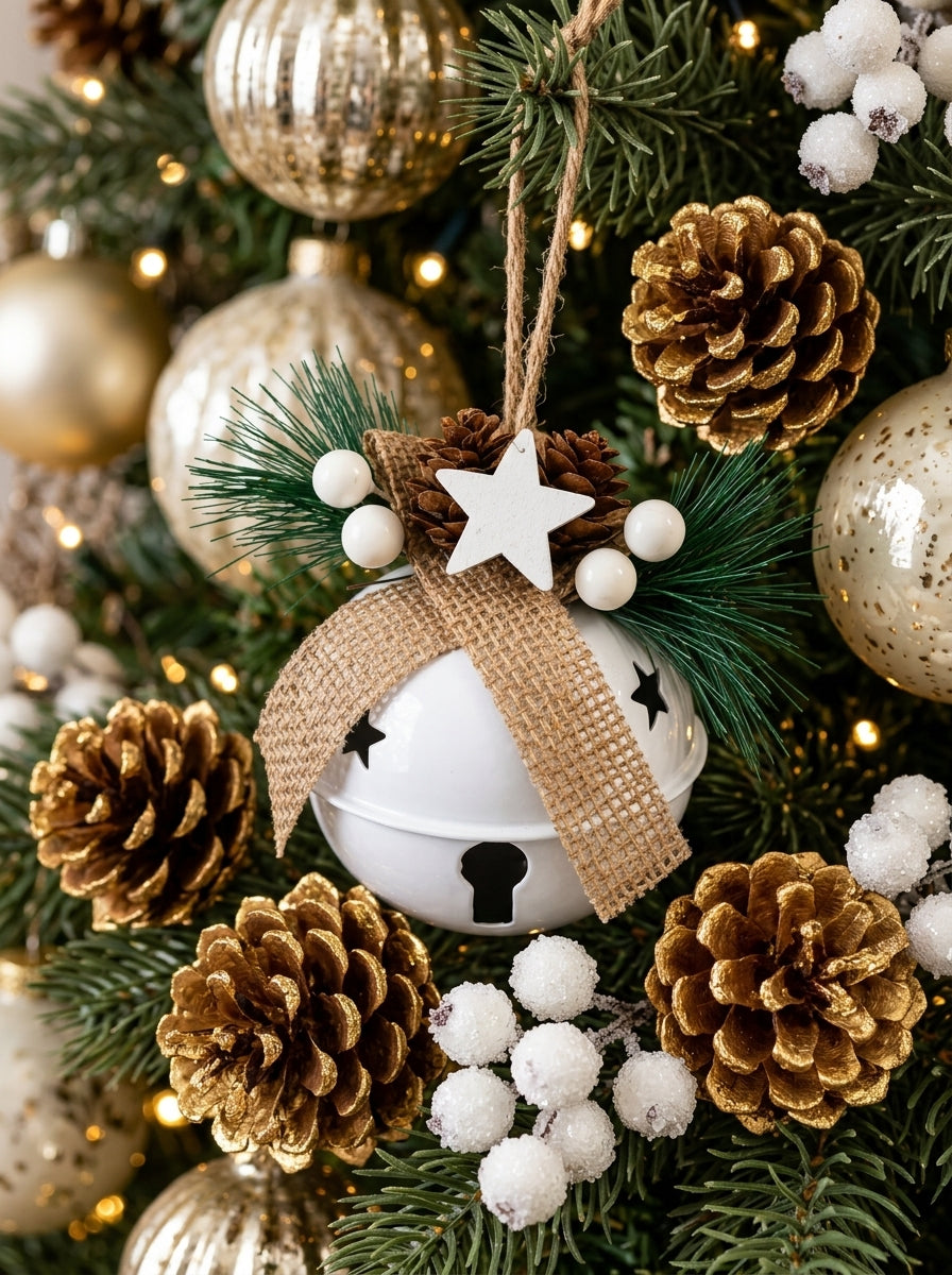 Nordic Christmas Bell Dekoratif Yılbaşı Ağacı Süsü