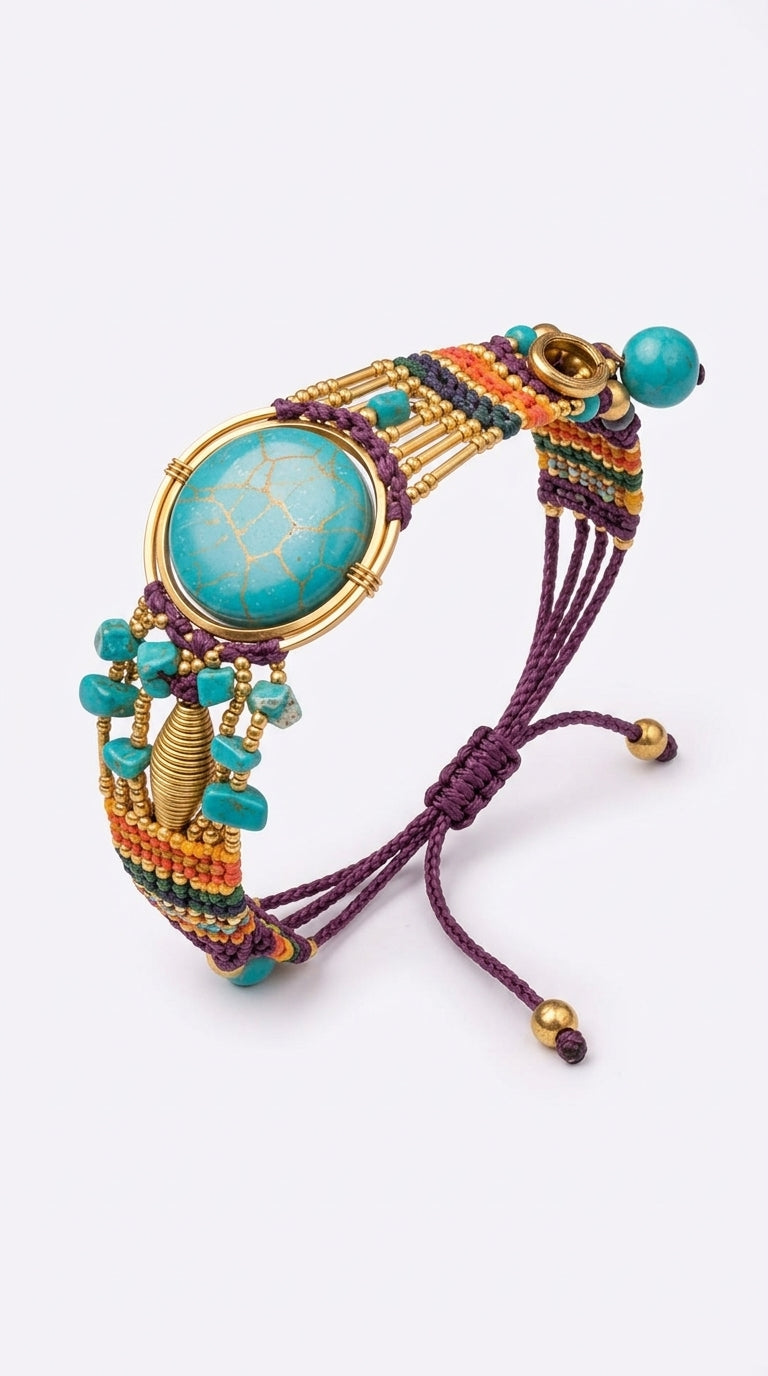 Nomad Aura Bileklik- Amethyst Violet