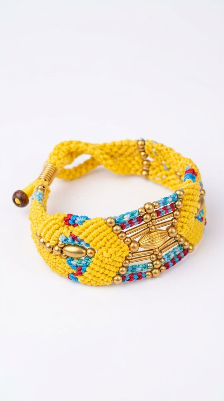 Nomad Relic Bileklik – Solar Gold