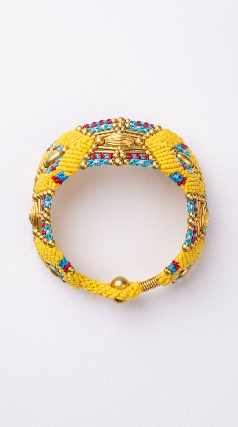 Nomad Relic Bracelet – Solar Gold