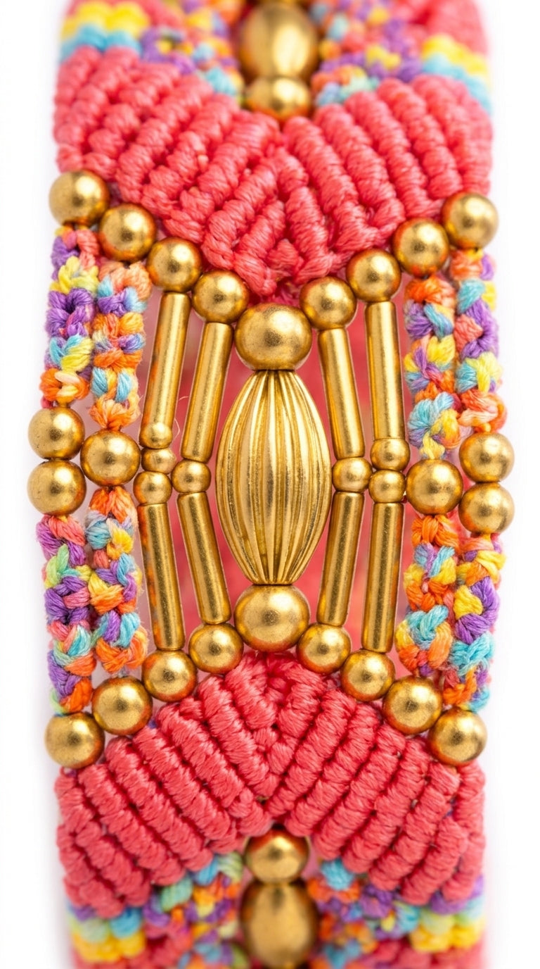Nomad Relic Bracelet – Blush Rose