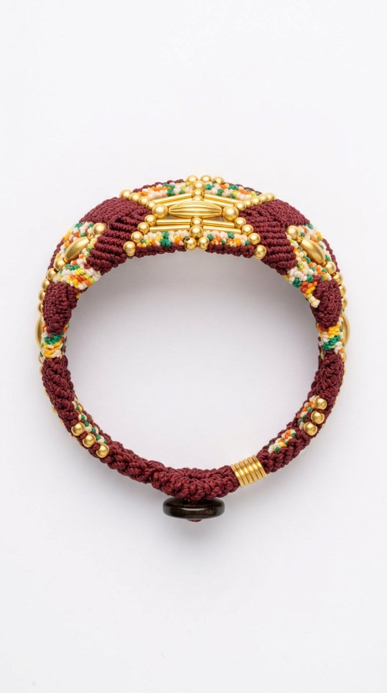 Nomad Relic Bileklik – Burgundy