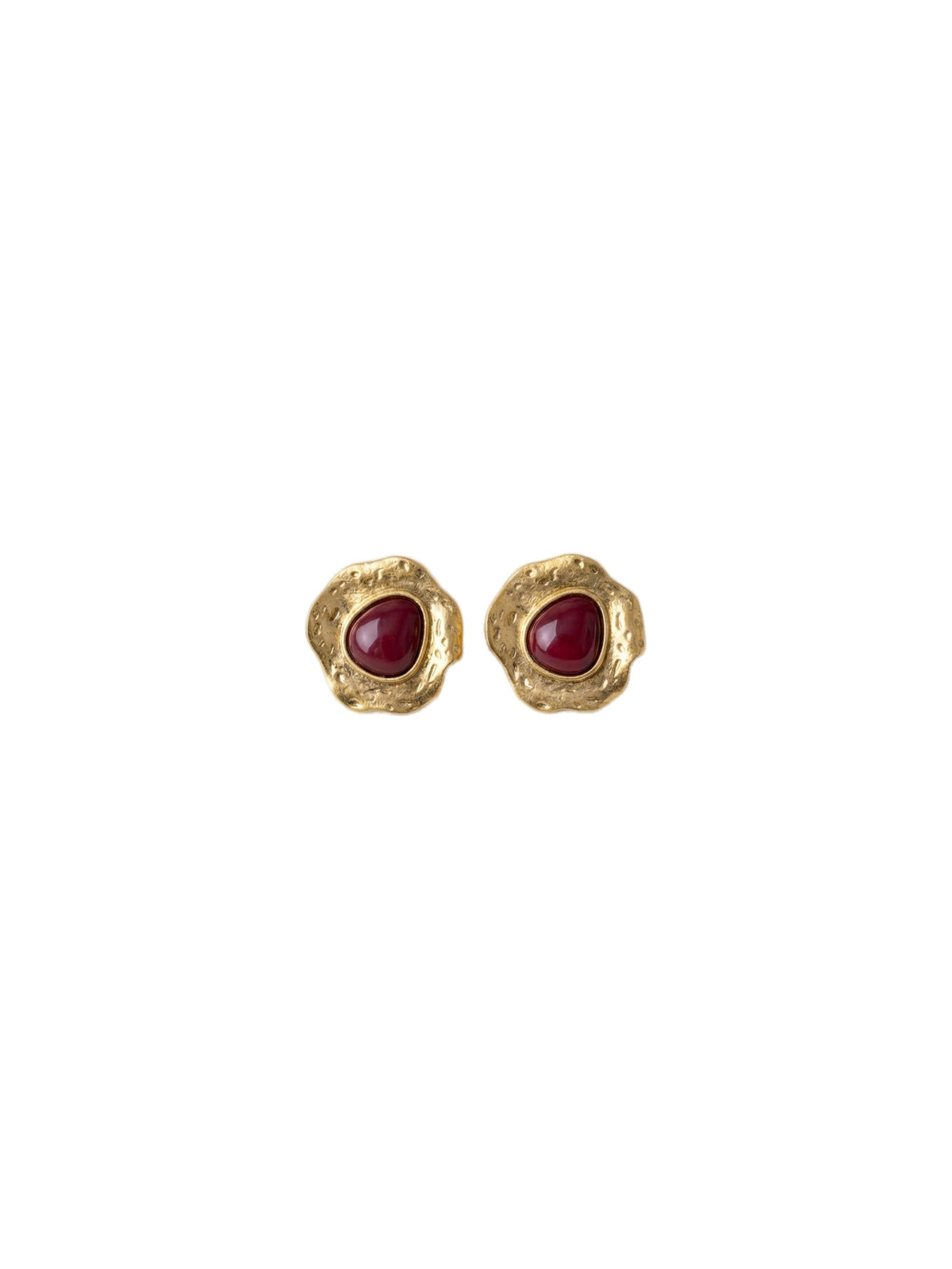 Burgundy Küpe
