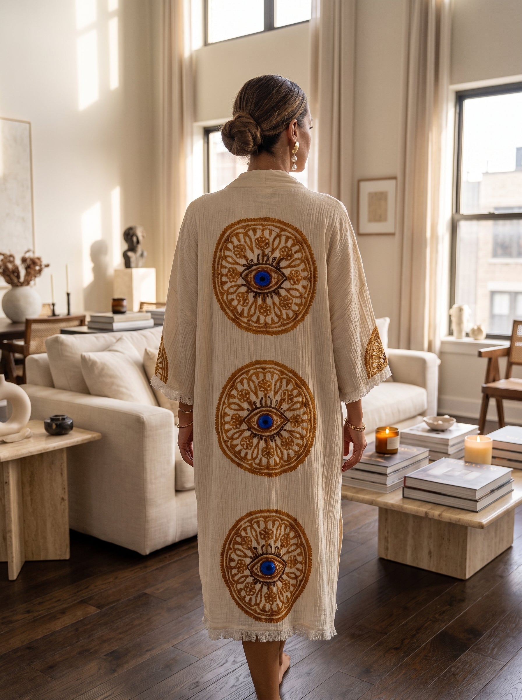 Mandala Eye Kimono