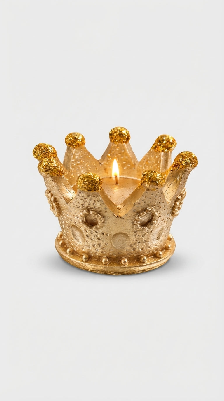 Taç Formlu Dekoratif Mum