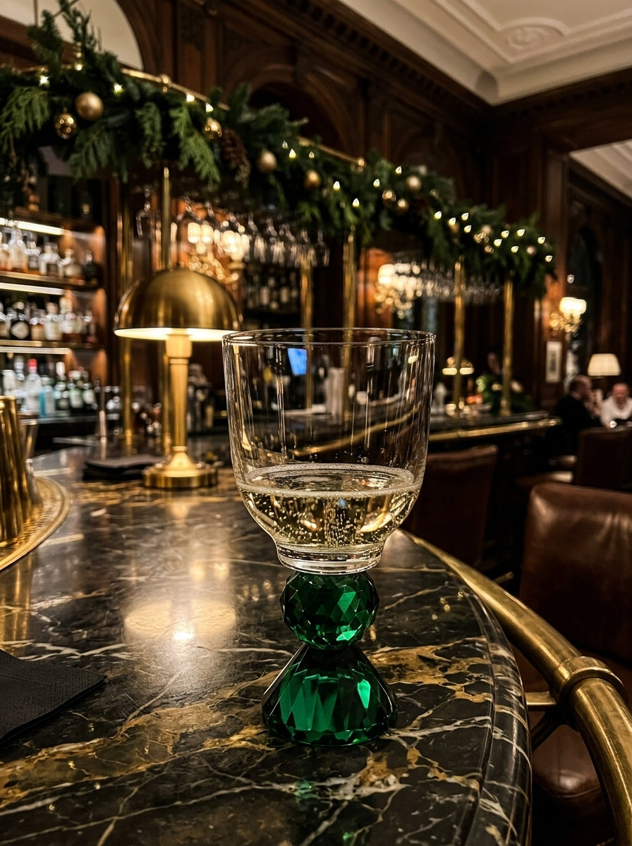 Emerald Emerald Lumi Coupe – New Year’s Crystal Glass