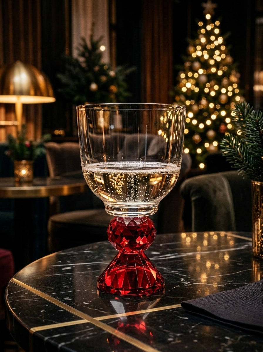 Ruby Ruby Lumi Coupe – New Year's Crystal Glass