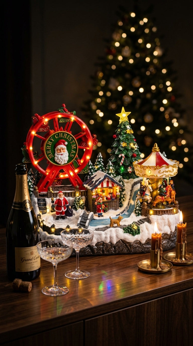 Christmas Wonderland Işıklı, Müzikli &Hareketli Yılbaşı Lunaparkı