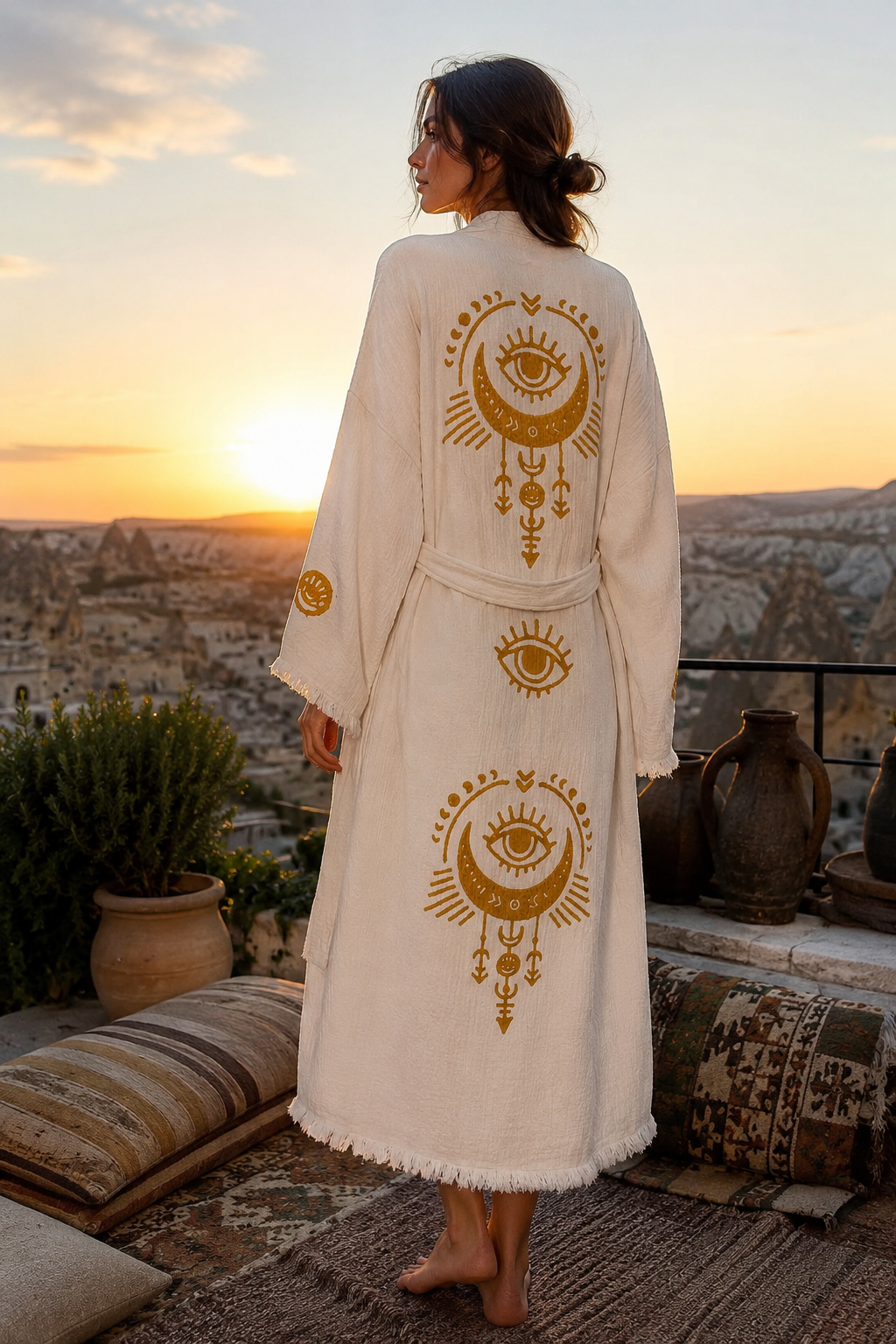 Natural Eclipse Kimono
