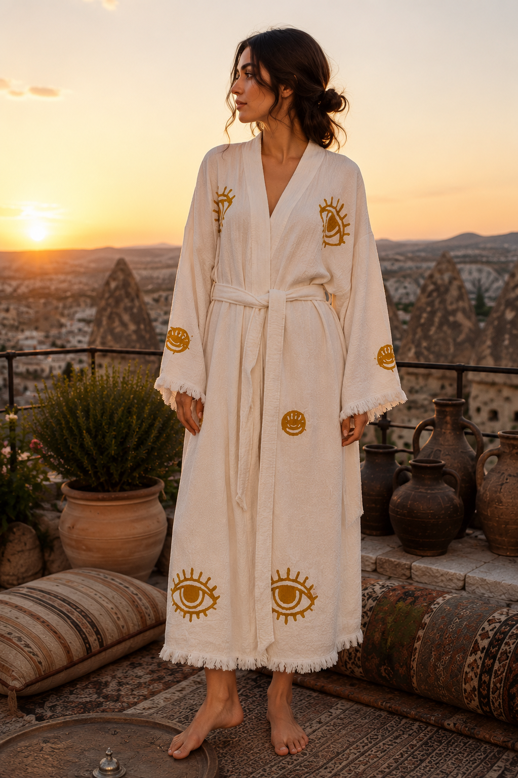 Natural Eclipse Kimono
