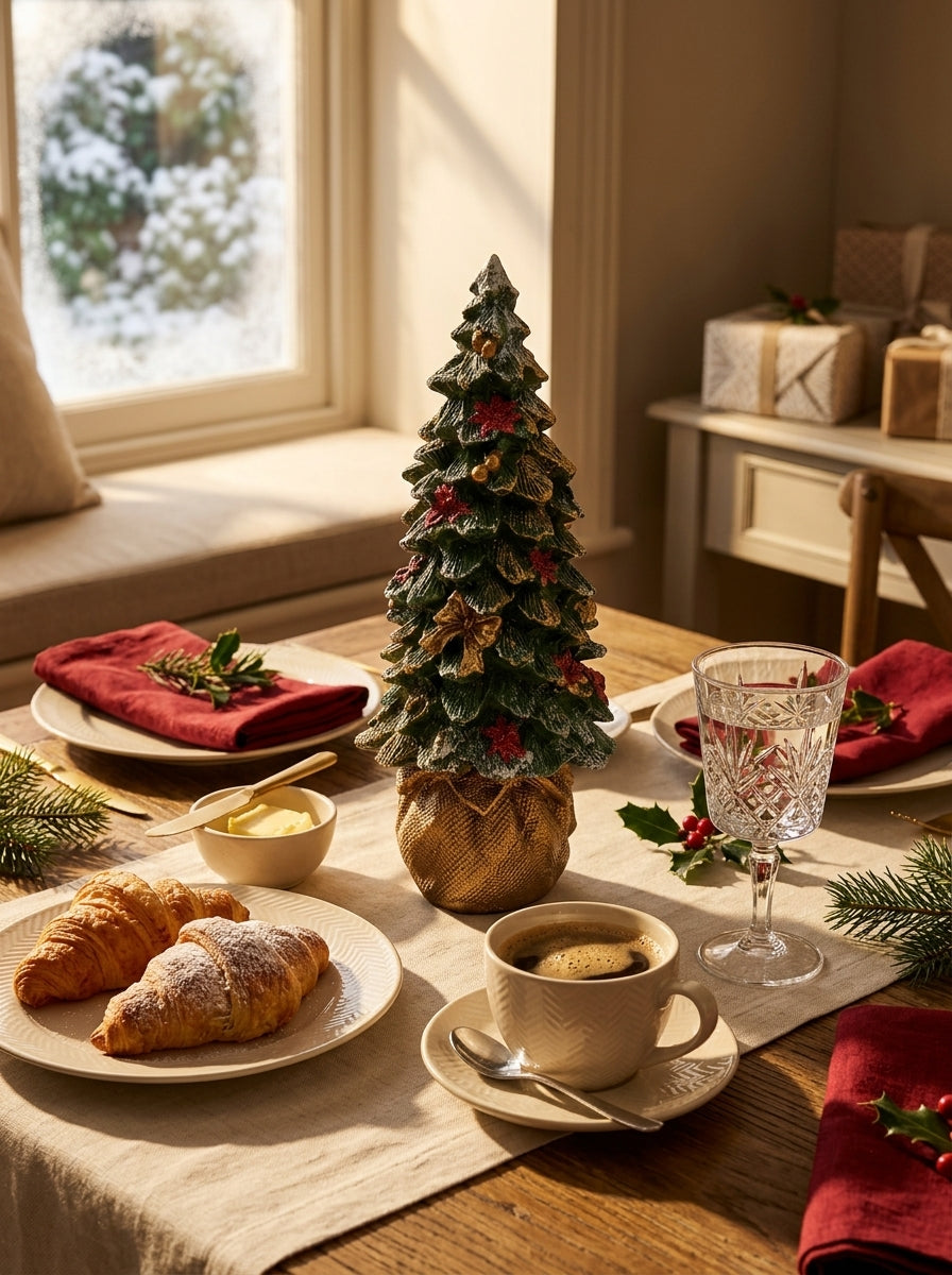 Golden Christmas El Yapımı Dekoratif Yılbaşı Ağacı