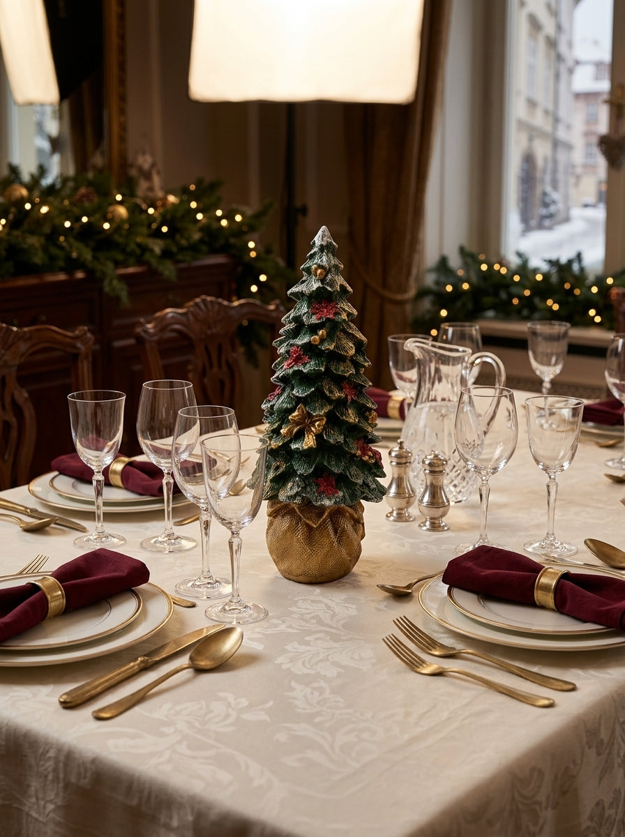 Golden Christmas El Yapımı Dekoratif Yılbaşı Ağacı