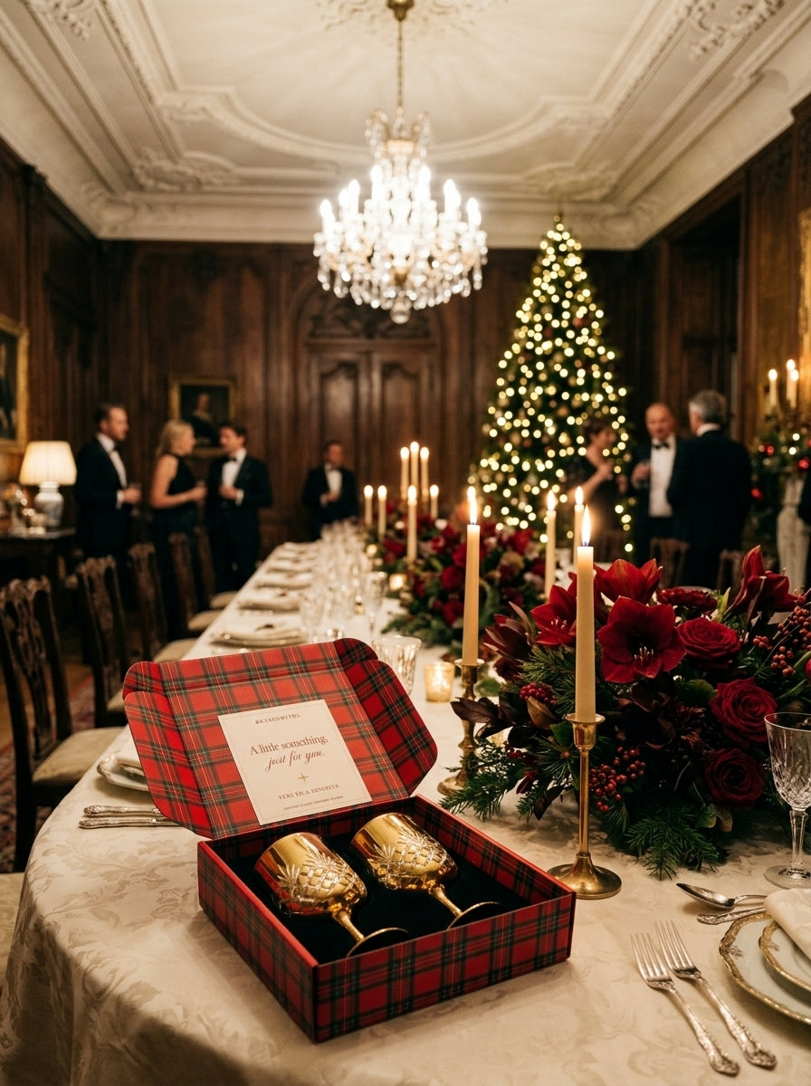 Christmas Classics – Eclat Arc Gold İkili Kristal Kadeh Seti