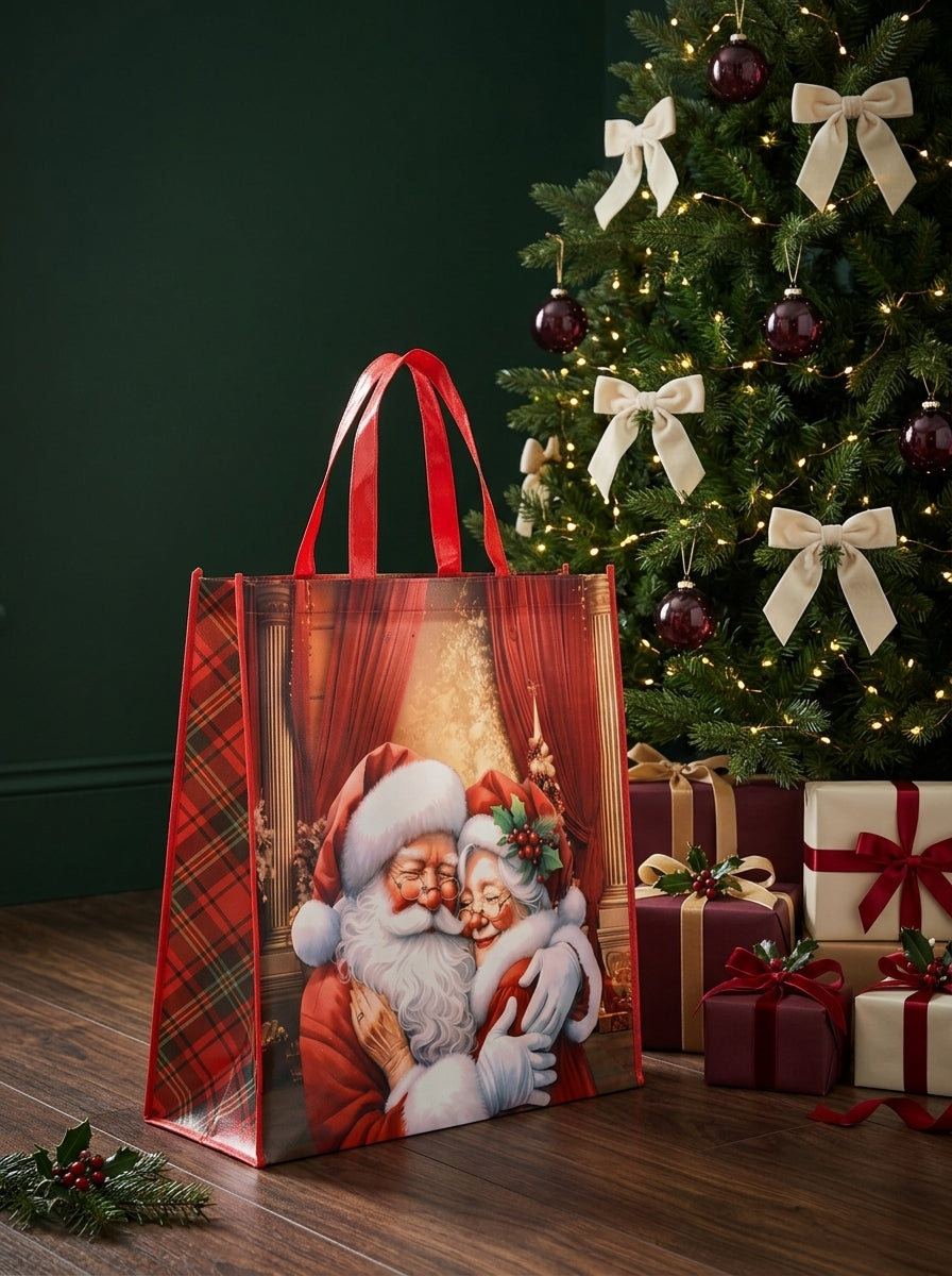 Christmas Love Noel Baba & Mrs. Claus Hediye Çantası