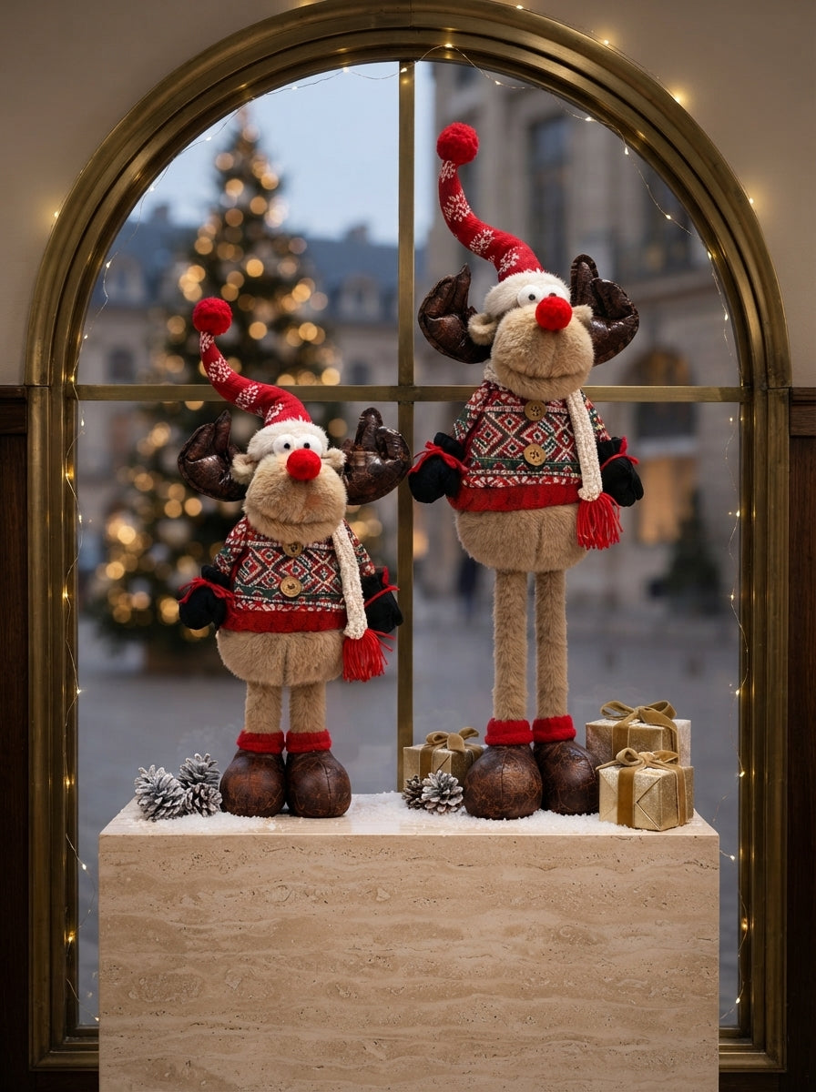 Nordic Rudolph Ayarlanabilir Dekoratif Geyik – 90 CM