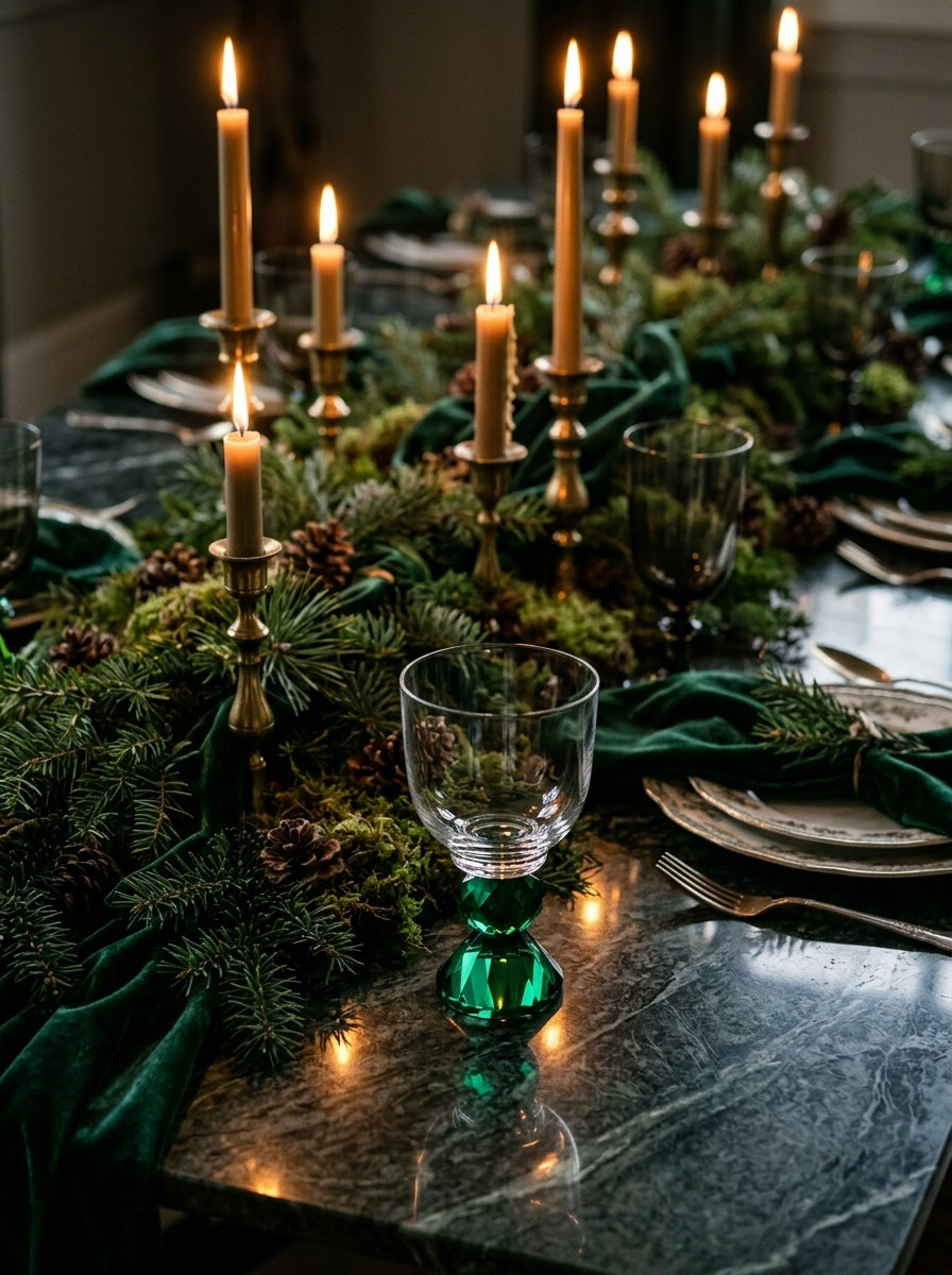 Emerald Emerald Lumi Coupe – New Year’s Crystal Glass