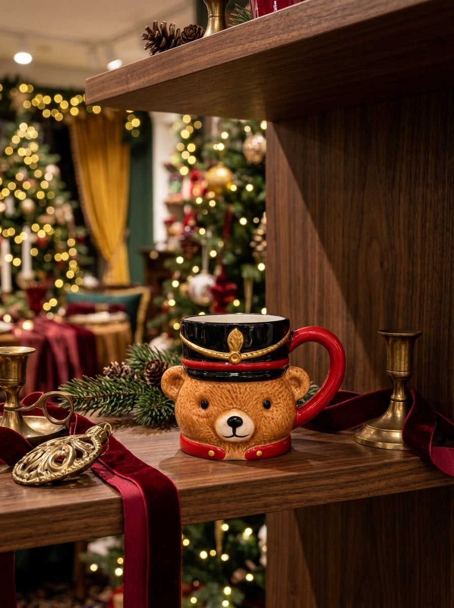 Teddy Soldier – 3D Asker Ayıcık Yılbaşı Dekoratif Kupası
