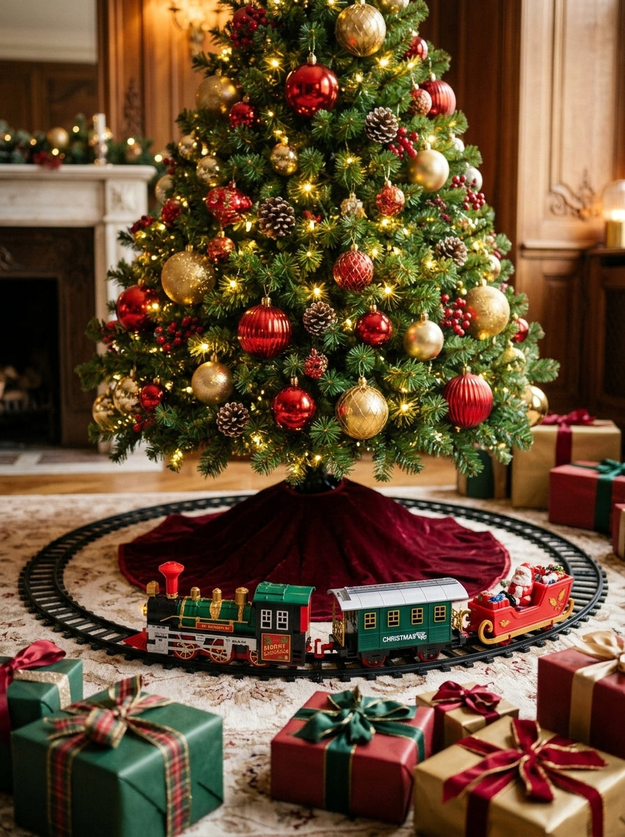 Christmas Express – Işıklı ve Sesli 30 Parça Yılbaşı Ağacı Tren Seti