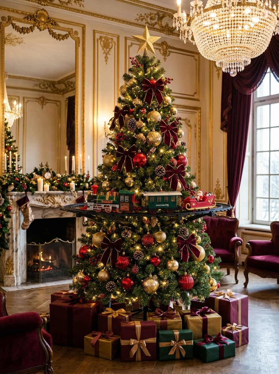 Christmas Express – Işıklı ve Sesli 30 Parça Yılbaşı Ağacı Tren Seti