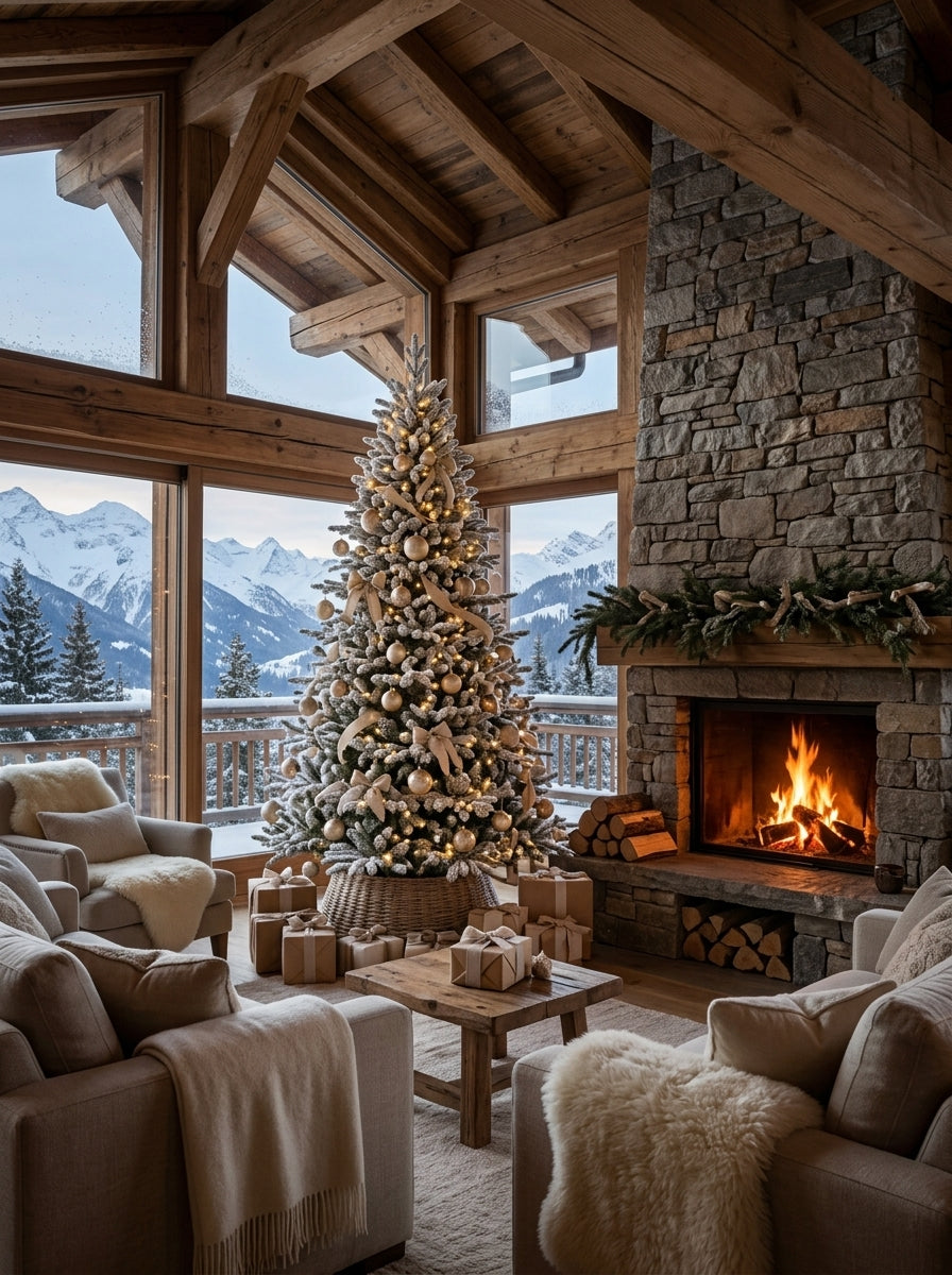 Aspen Snow Premium Karlı Yılbaşı Çam Ağacı - 210 CM