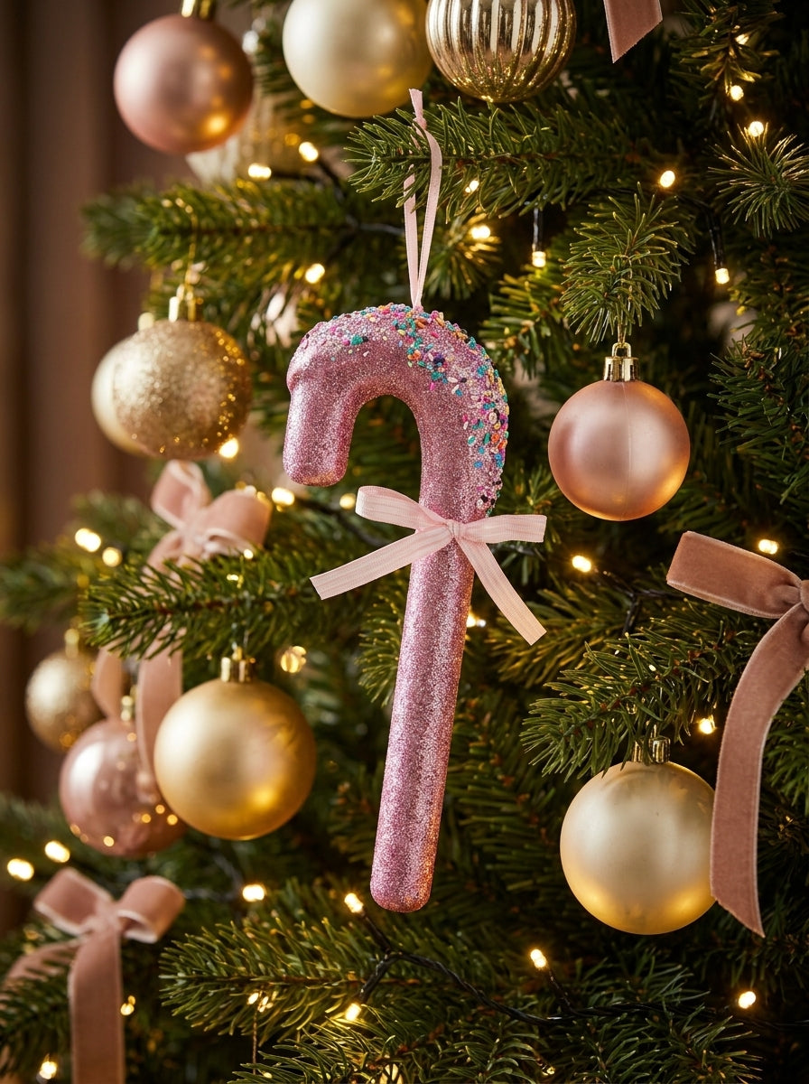 Pembe Candy Yılbaşı Ağaç Süsü