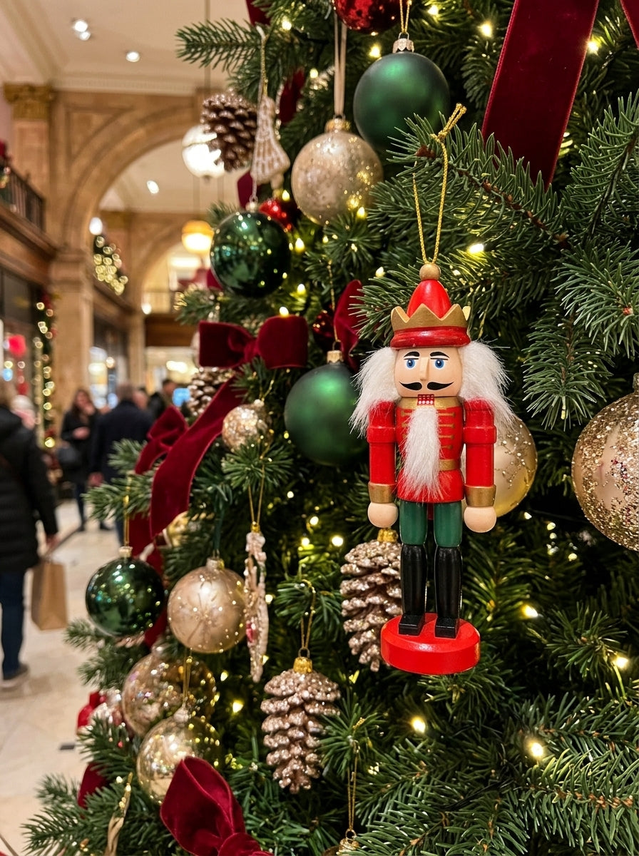 Royal Christmas Guard – Kırmızı Üniformalı Fındıkkıran Asker Yılbaşı Ağacı Süsü - 12 CM
