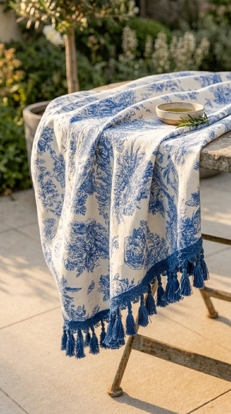 Toile Azure Tablecloth