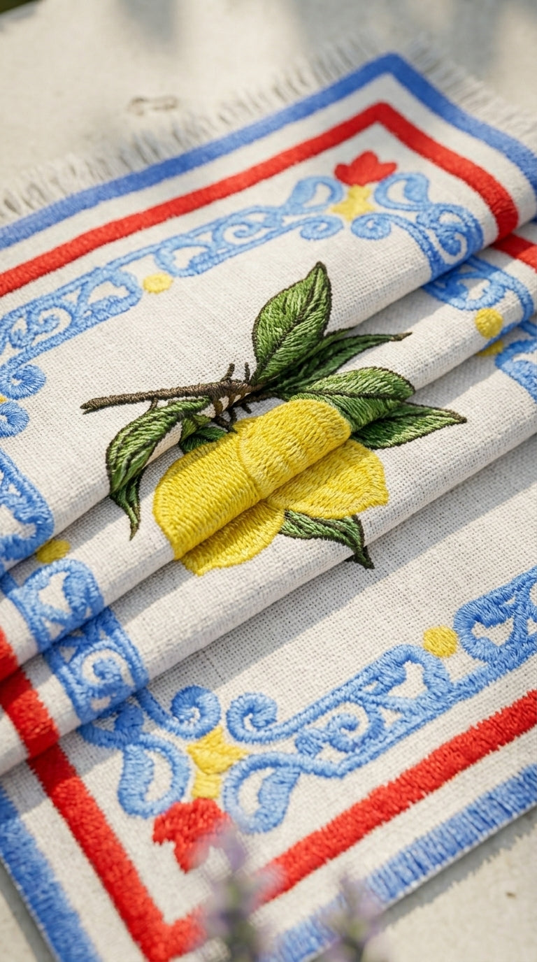 Solea Embroidered Kokteyl Peçetesi
