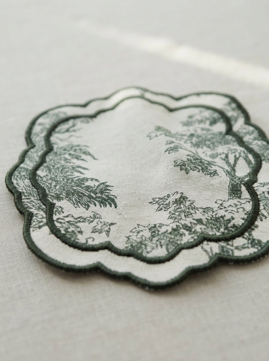 Toile Verde Kokteyl Peçetesi
