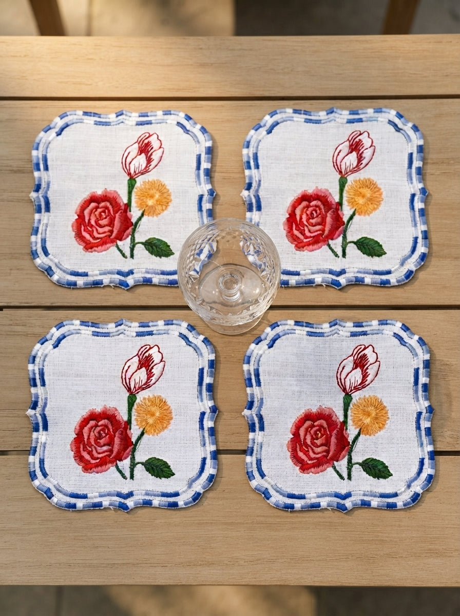 Riviera Embroidered Kokteyl Peçetesi