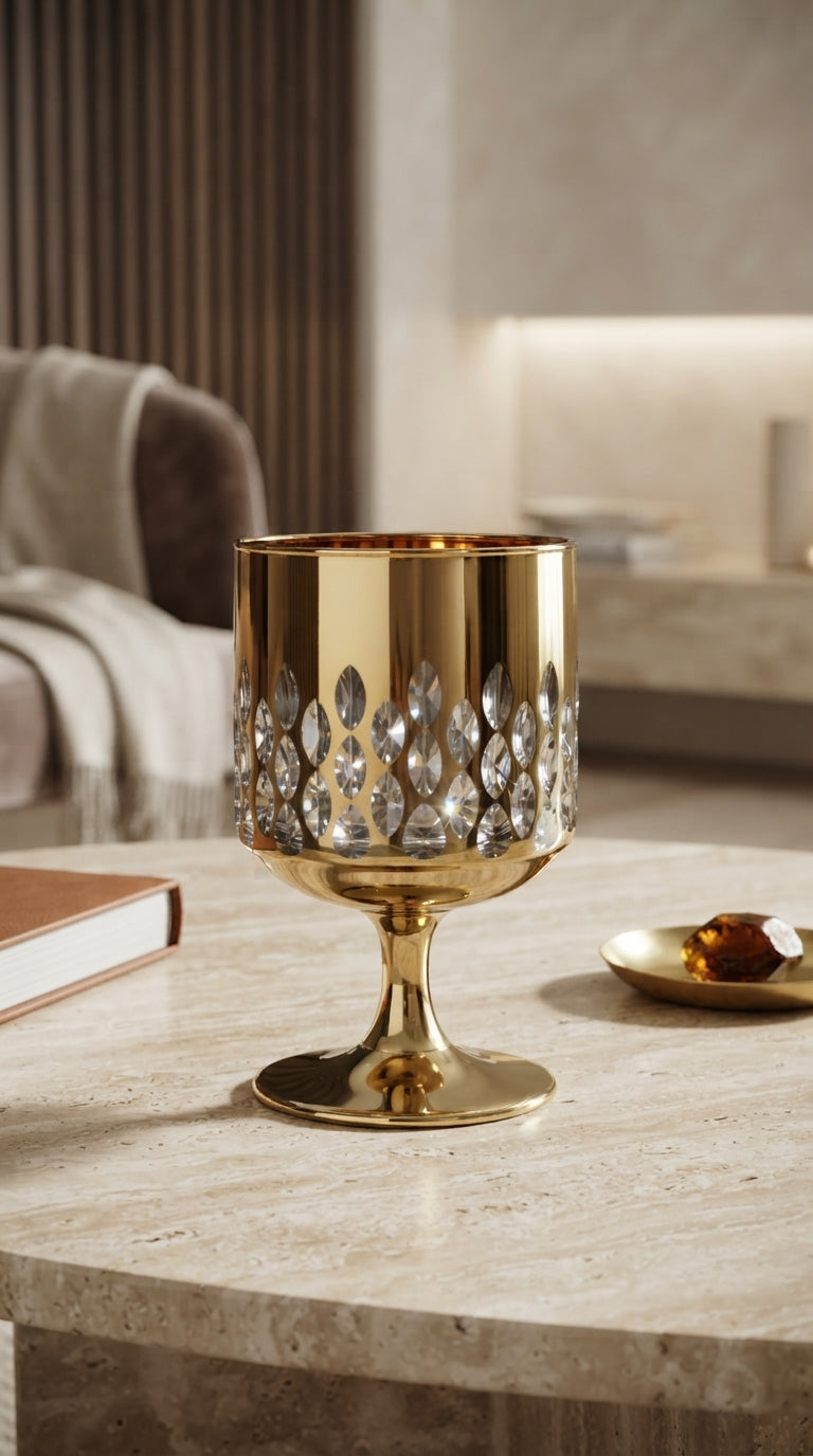Eclat Nova Gold Kristal Kadeh 270 cc