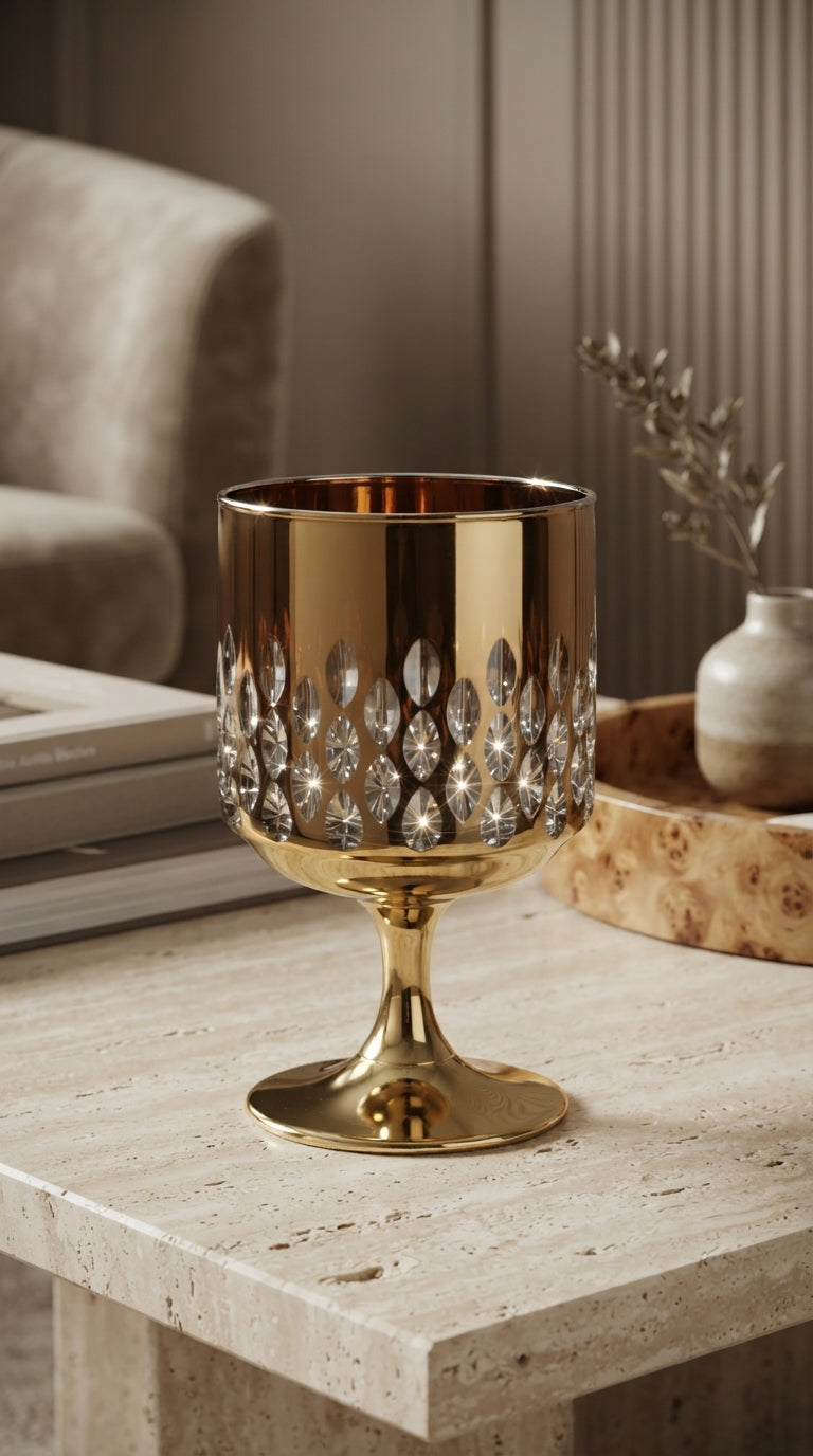 Eclat Nova Gold Kristal Kadeh 270 cc