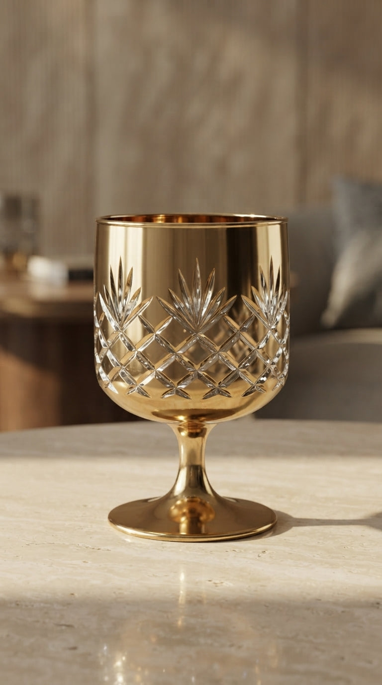 Eclat Arc Gold Kristal Kadeh 270 cc