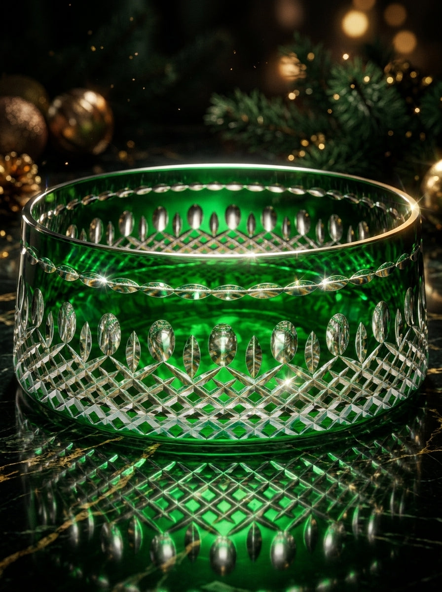 Emerald Crown Kristal Sunumluk