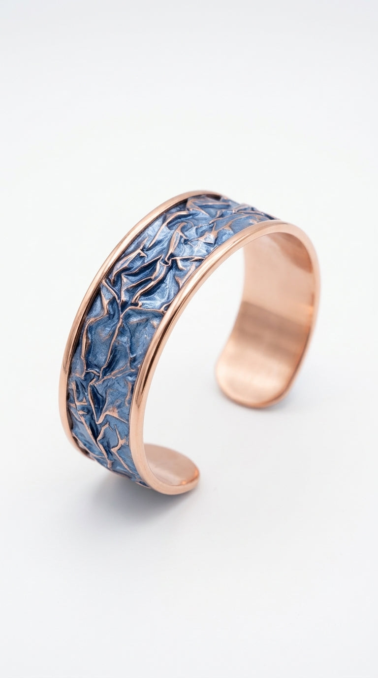 Texture Bileklik- Blue