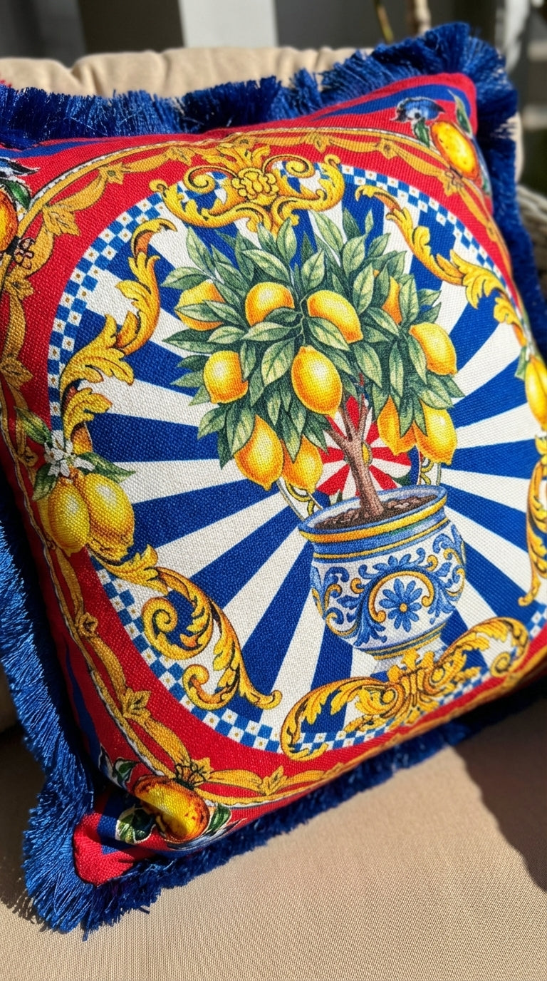 Verona Azure Kırlent