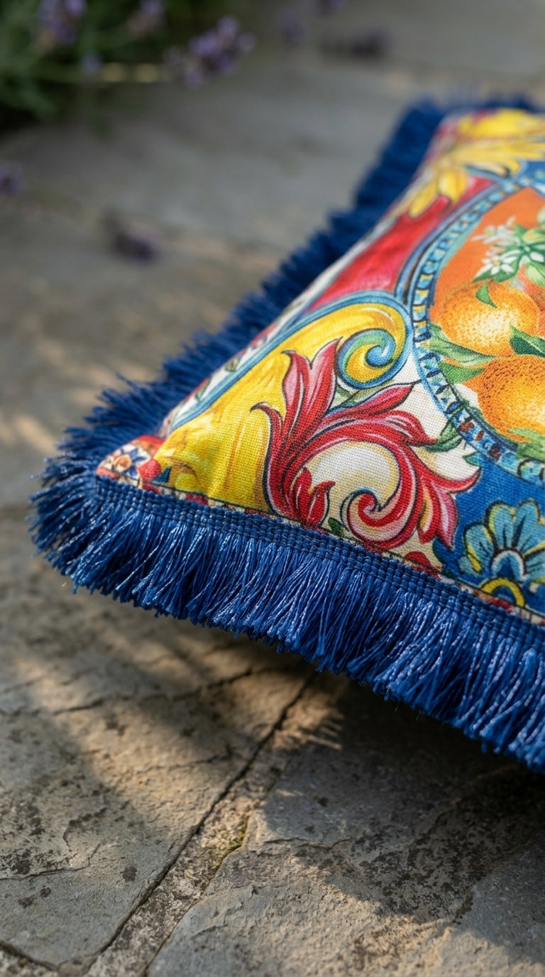 Solea Limoncello Azure Kırlent