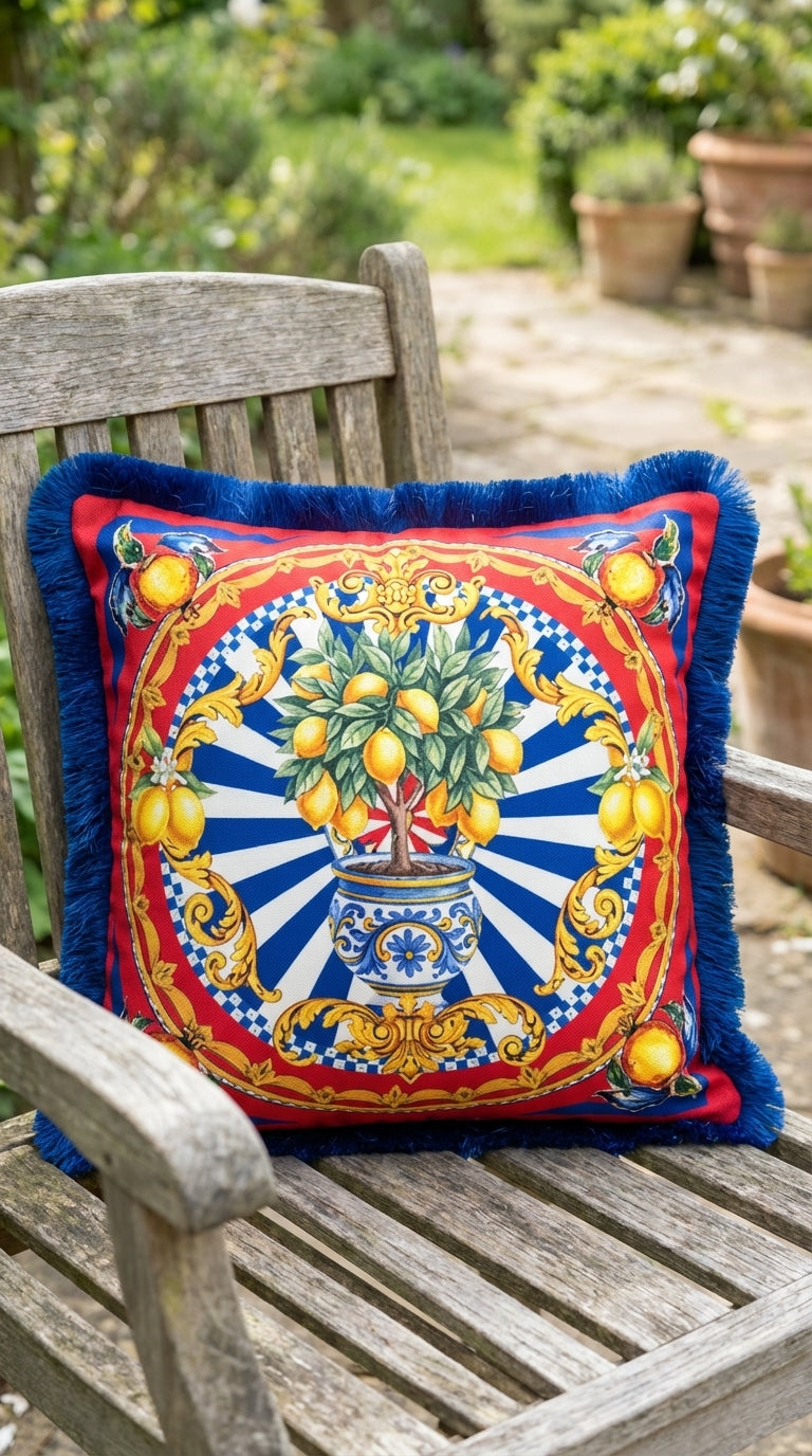 Verona Azure Kırlent