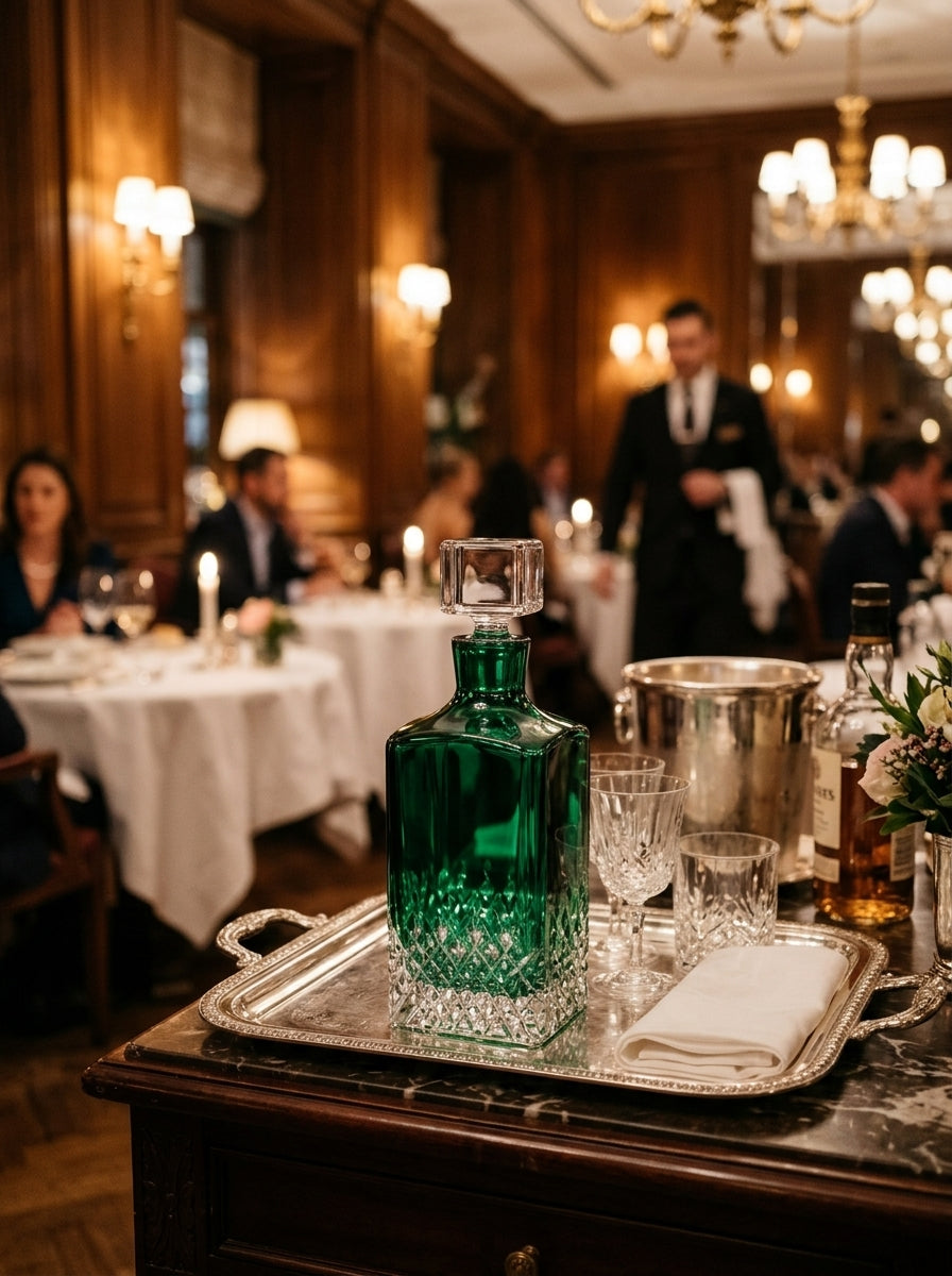 Emerald Royale Kare Kristal Şişe