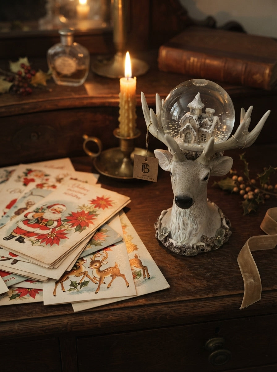 Winter Reindeer LED Işıklı Yılbaşı Kar Küresi